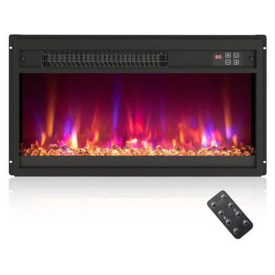 Elektrická krbová vložka FP100832DE-BK, 23 palců, černá - N