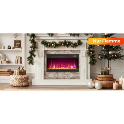 Elektrická krbová vložka FP100832DE-BK, 23 palců, černá - N