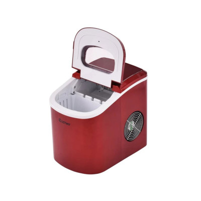 Přenosný výrobník ledu ES10326DE-RE, červený - N