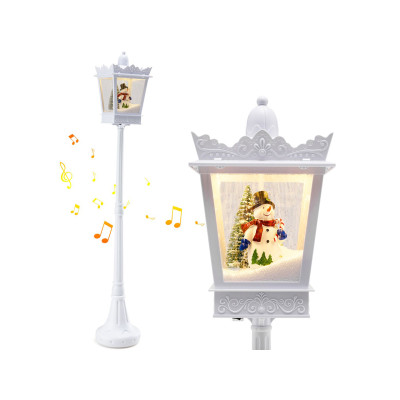 Retro vánoční lampa CM25289DE-WH, 185 cm, bílá - A