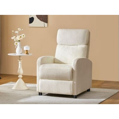 Relaxační křeslo 615590 beige do obývacího pokoje/ložnice, béžové - A