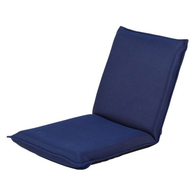 Podlahové křeslo HW65605NY s 6-stupňovým nastavitelným opěradlem, modré - A