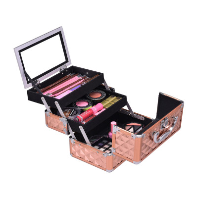 Kosmetický kufřík HB88660GD, 18 x 23 x 15 cm - A