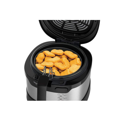 Olejová fritéza TEFAL Uno FF215D30, černá/nerez - B