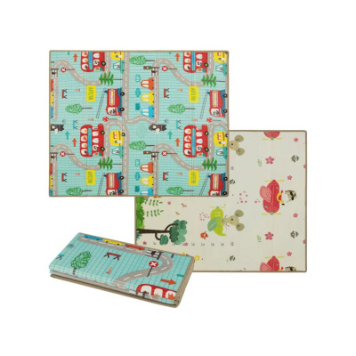 Oboustranná skládací dětská podložka BE10077G - B