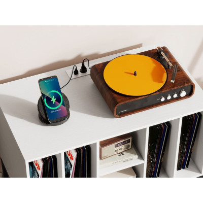 Stojan na gramofon JV12742DE-WH, bílý - B