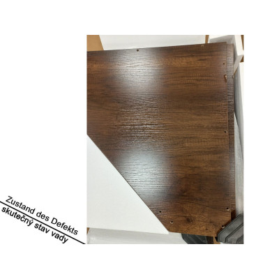 Multifunkční rohová psí klec PU10090, 60 x 60 x 71,5 cm - B