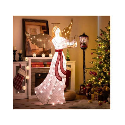 Světelná figurka anděla CM24947DE, 200 světel, 150 cm - A