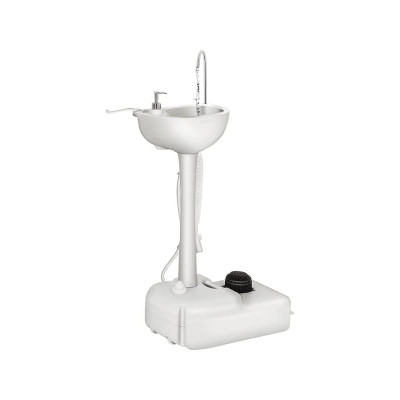 Kempingové umyvadlo OP70582 s nádrží na vodu o objemu 17 l, bílé - A