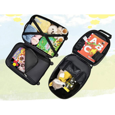 Příruční dětské zavazadlo a batoh BN10004NY, modré - A