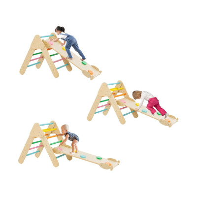 Dřevěná barevná lezecká sada TS10167CL - B