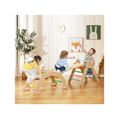 Dřevěná barevná lezecká sada TS10167CL - B