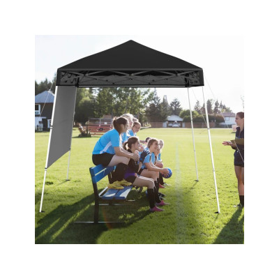 Tradiční černá markýza NP12555DK, 2x2 m s nastavitelnou výškou, černá - B