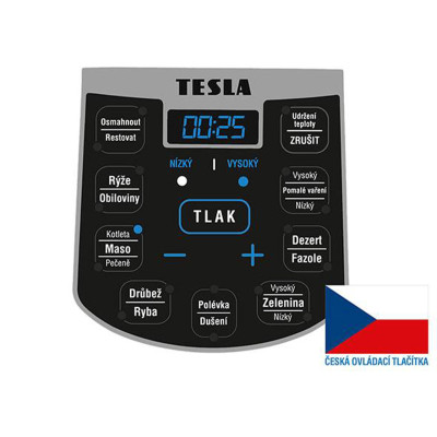 copy of Multifunkční tlakový hrnec TESLA EliteCook K50, stříbrný - B