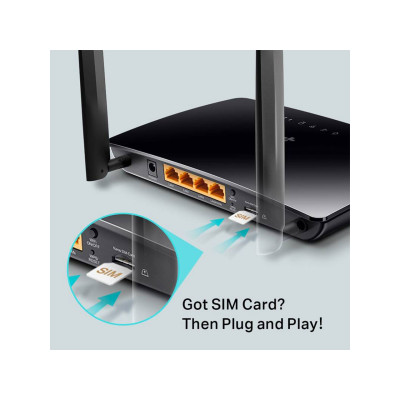 Router TP-LINK Archer MR200 4G/LTE (Archer MR200), černý - A