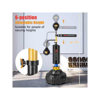 Boxerský trenažér SP37825, otočná hrazda o 360°, nastavitelná výška - A