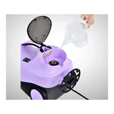 Víceúčelový parní čistič ES10530DE-PU s 1,5l nádrží na čištění, fialový - B