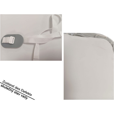 Přenosný noční lůžko pro miminka BC10119HS se 7 nastavitelnými výškami, šedé - B