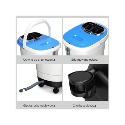 Hydromasáž nohou EP24368DE-BL s infračerveným zářením, 500 W - B