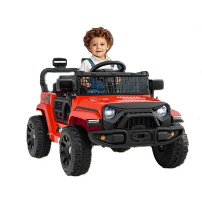 Dětské elektrické autíčko TQ10374DE-RE s dálkovým ovládáním, červené - A