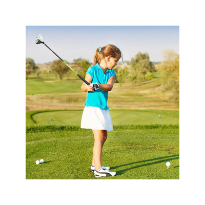 Kompletní sada golfových holí Junior SP38122GN, s pláštěnkou pro praváky, zelené - A