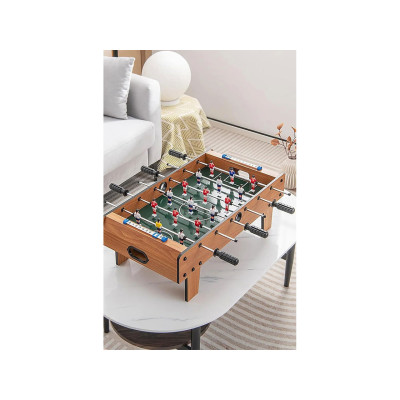 Mini stolní fotbal UY10044BN 69 x 60 x 24 cm, hnědý - B