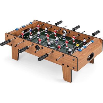 Mini stolní fotbal UY10044BN 69 x 60 x 24 cm, hnědý - B