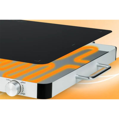 Elektrická varná deska ES10507DE, 48 x 32 x 4 cm, černá - B