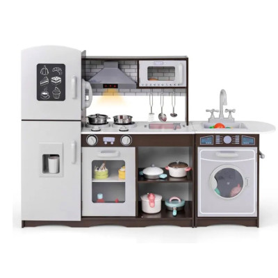Dětská kuchyňka TP10223CF, 121 x 29 x 83 cm, hnědá - B