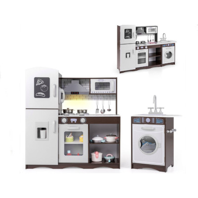 Dětská kuchyňka TP10223CF, 121 x 29 x 83 cm, hnědá - B