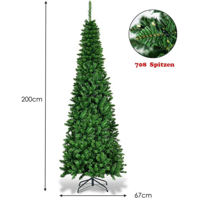 Umělý vánoční stromek CM22071DE, 200 cm - A