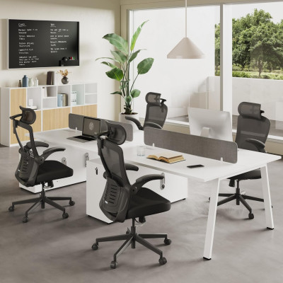 Ergonomická kancelářská židle OC3 PRO, černá - B