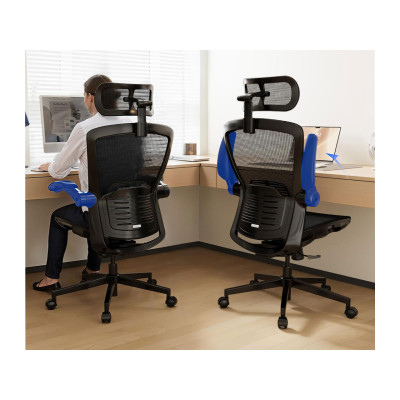 Ergonomická kancelářská židle OC3 PRO, černá - B