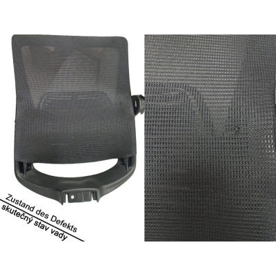 Ergonomická kancelářská židle OC3 PRO, černá - B