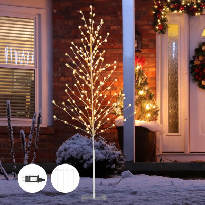 LED světelný stromek CM24606DE-15, 155 cm - A