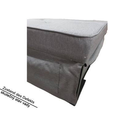 Křeslo XC-TDG1, 3v1, až 300 kg, šedé, 91 x 69 x 35 cm - B