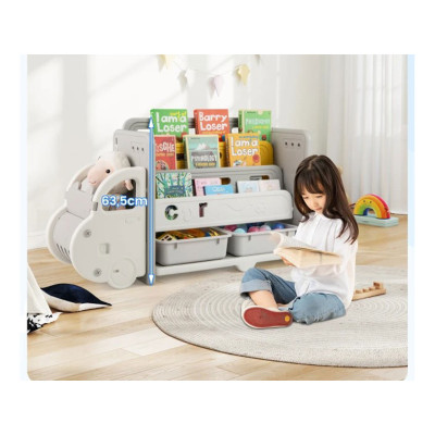 Dětská autoknihovna TP10286, 108 x 35 x 63,5 cm - B