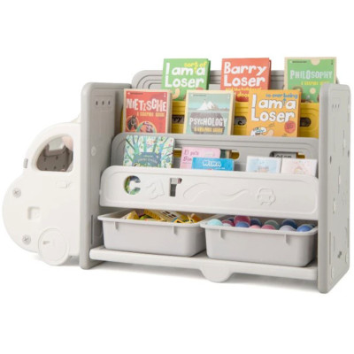 Dětská autoknihovna TP10286, 108 x 35 x 63,5 cm - B