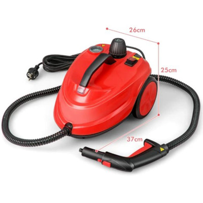 Parní čistič ES10431DE-RE s 15 příslušenstvím, červený - B