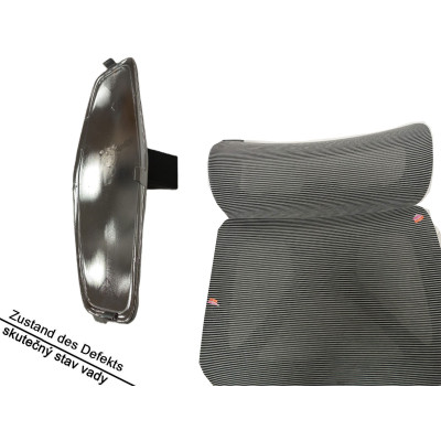 Ergonomická kancelářská židle C7DG-Air LITE PRO pro manažery, tmavě šedá - B