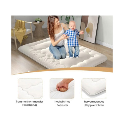 Japonská futonová matrace HU10922BE-D, 140 x 200 cm, béžová - A