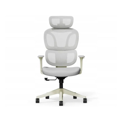 Ergonomická otočná židle BS5, šedá - B