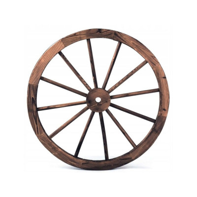 Dřevěná zahradní dekorace GT4079, 2 kusy, hnědá - A