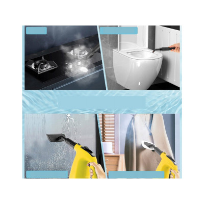 Parní čistič ES10287DE-YW, 4v1, 2 bary, 400 ml, žlutý - A