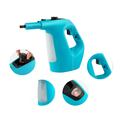 Parní čistič ES10287DE-BL s nádrží o objemu 400 ml, modrý - B