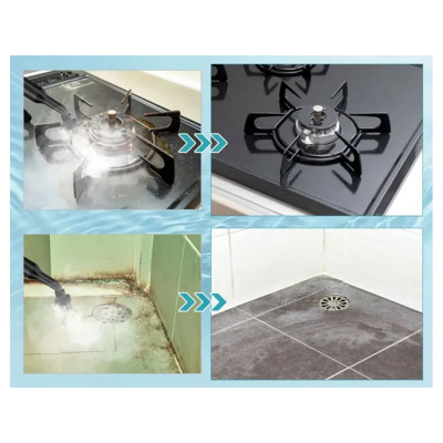 Parní čistič ES10287DE-BL s nádrží o objemu 400 ml, modrý - B