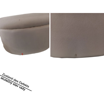 Akcentové křeslo JV11283BE s podnožkou, béžové - B