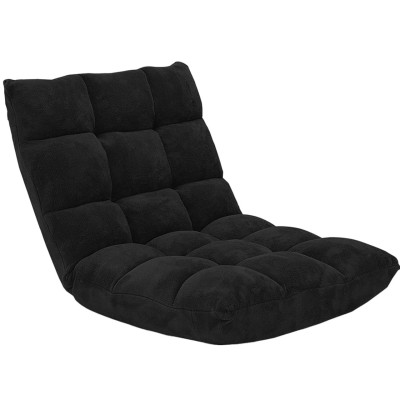 Nastavitelné zemní křeslo HV10355HS, černé - A