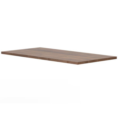 Obdélníková stolní deska PR1206-Blackwalnut, 120x60cm - N
