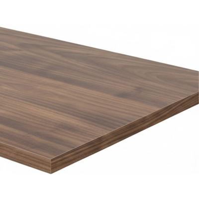 Obdélníková stolní deska PR1206-Blackwalnut, 120x60cm - N